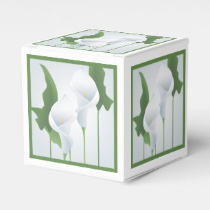 Calla Lilies Custom Party Favor Box Bedankdoosjes