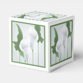 Calla Lilies Custom Party Favor Box Bedankdoosjes (Achterkant)