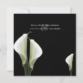 Calla Lilies Faire-part de mariage (Dos)