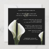 Calla Lilies Faire-part de mariage (Devant)