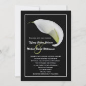 Calla Lilies Faire-part de mariage - Blanc Calla L (Devant)
