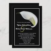 Calla Lilies Faire-part de mariage - Blanc Calla L (Devant / Derrière)