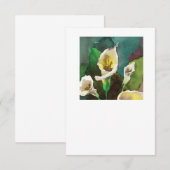 Calla Lilies kaart (Voorkant / Achterkant)