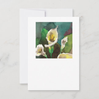 Calla Lilies kaart