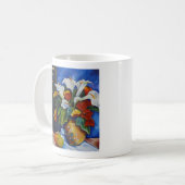 Calla Lilies & Poppies 11 oz Mug classique (Devant gauche)