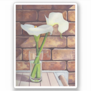 Calla Lilies Sticker