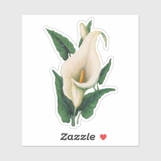 Calla Lilies Sticker (Vel)