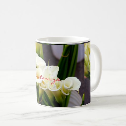 calla lilies tasse de café (Devant droit)