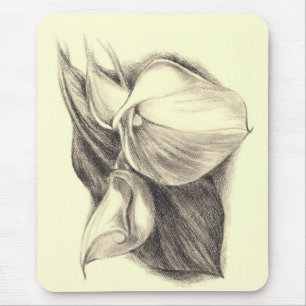 Calla Lilies Tekening Muismat