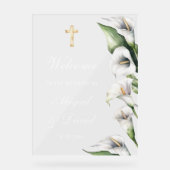 Calla Lilies Wedding Welcome (Recto)
