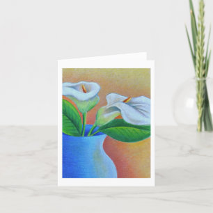 Calla Lilies-Wenskaart Bedankkaart
