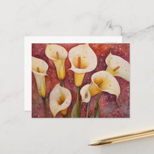 Calla Lillies Briefkaart