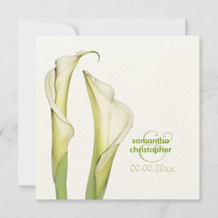 Calla lillies/bruiloft Uitnodigingen
