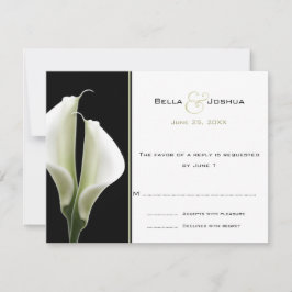 Calla Lillies RSVP Kaartje