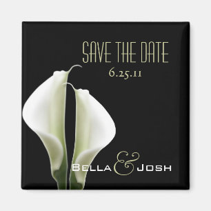 Calla Lillies Save the Date Magnet Magneet