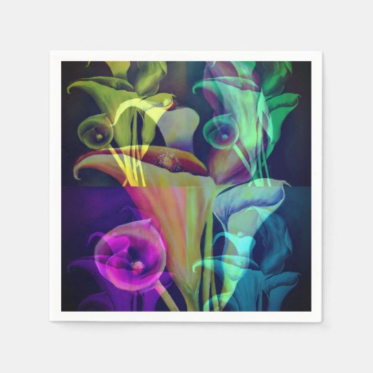 Calla Lillies Servetten (Voorkant)