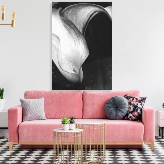 Calla Lilly Canvas Afdruk (Insitu (Woonkamer))
