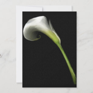 Calla Lilly Invitations (voeg uw eigen tekst toe) Kaart
