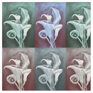 Calla Lilly - Retro Pattern Stof