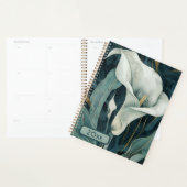 Calla Lily 20XX Classic Spiral Planner Aquarelle (Devant avec enveloppe)