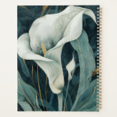 Calla Lily 20XX Classic Spiral Planner Aquarelle (Dos)