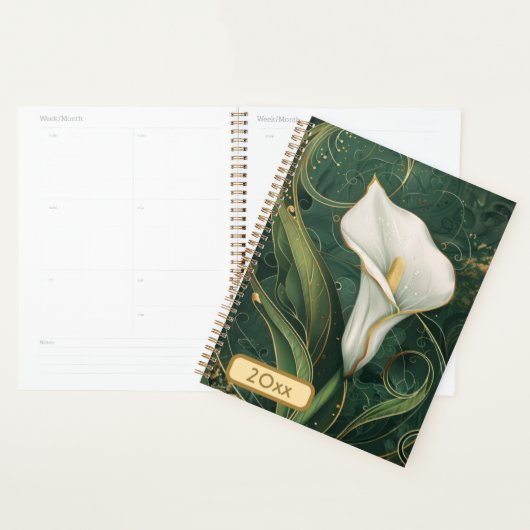 Calla Lily 20XX Classic Spiral Planner Digitale Ku (Display)