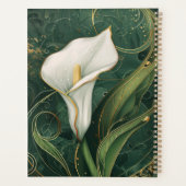 Calla Lily 20XX Classic Spiral Planner Digitale Ku (Achterkant)