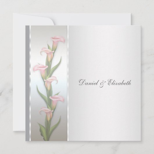 Calla Lily 25ste Jubileum Kaart (Voorkant)