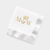 Calla Lily #2 Couple Mariage 2 Initial Monogramme (Gauche)
