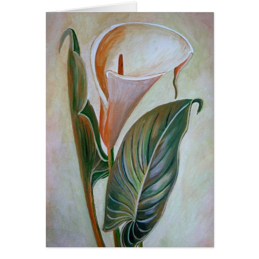 Calla Lily Beauful Botanical Art (Voorkant)