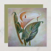 Calla Lily Beauful Botanical Art (Voorkant / Achterkant)