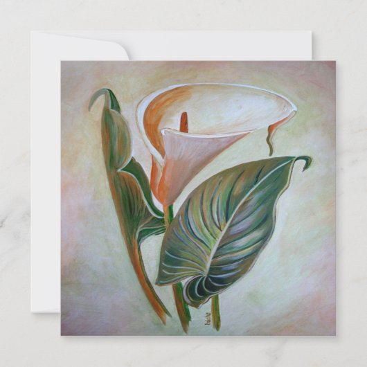 Calla Lily Beauful Botanical Art (Voorkant)