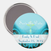 Calla Lily bewaart de Datum Magnet Magneet (Voorkant / Achterkant)