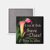 Calla Lily bewaart de Datum Magnet Magneet (Voorkant / Achterkant)
