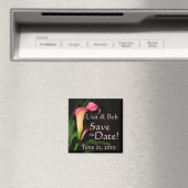 Calla Lily bewaart de Datum Magnet Magneet (Insitu (Vaatwasser))