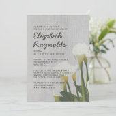  Calla Lily Bridal Shower Invitaties Kaart (Staand voorkant)