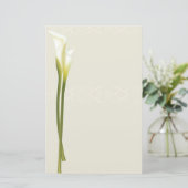 Calla Lily briefpapier (Staand voorkant)