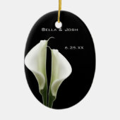 Calla Lily bruiloft Ornament (Voorkant)