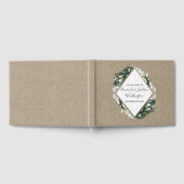 Calla Lily Burlap et Lace Mariage livre d'hôtes (Complet)