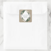 Calla Lily Burlap et Stickers mariage de dentelle  (Sac)