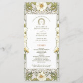 Calla Lily Ceremony Art Nouveau Mucha Programma (Voorkant)