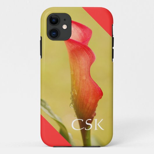 Calla Lily Coque iphone (Dos)