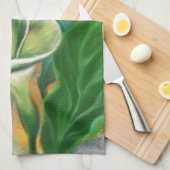Calla Lily Cuisine Fleur Serviette Peinture (Quart Plié)