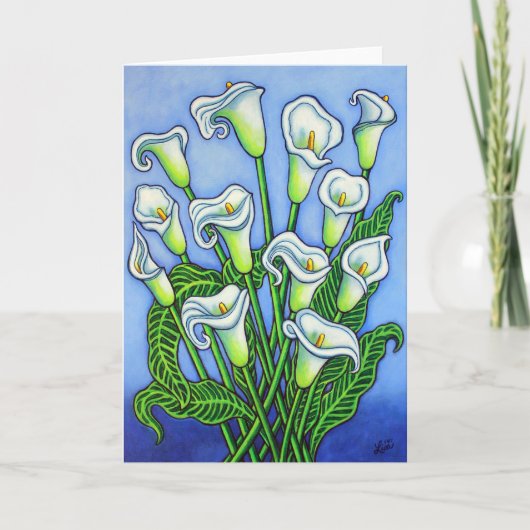 Calla Lily Dreaming Wenskaart van Lisa Lorenz Kaart (Voorkant)