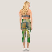 Calla Lily Fleurs Capri Leggings
