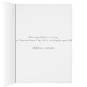 Calla Lily Fleurs Floral Élégant Mariage nuptial (Intérieur (Droit))