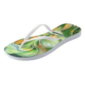 Calla Lily Flip Flops (Schuin)