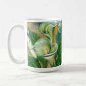 Calla Lily Flower Coffee Mok - Schilderen (Links)