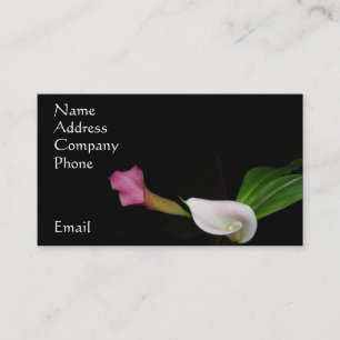 Calla Lily Flowers Floral Photography Visitekaartje