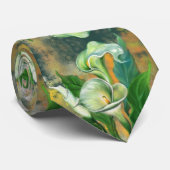 Calla Lily Flowers Stropdas - Schilderen (Opgerold)